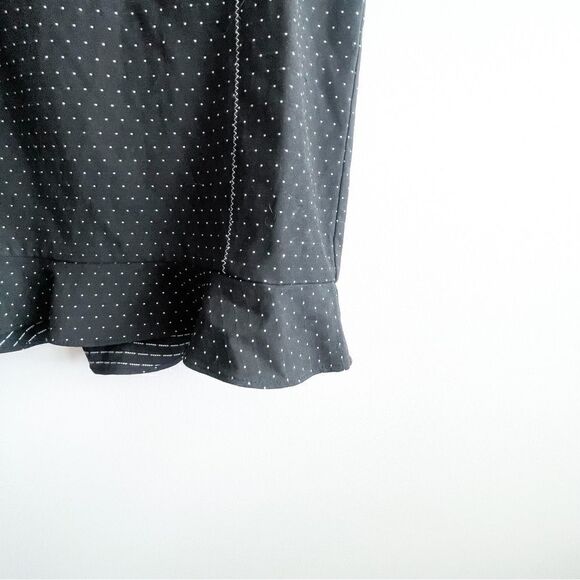 bebe Black and White Polka Dot Pencil Skirt - Picture 3 of 7
